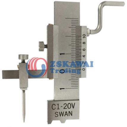 天鵝段差規C1-20V日本SWAN段差尺游標卡尺工業級高精度測量工具