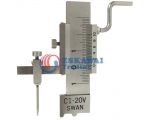 天鵝段差規C1-20V日本SWAN段差尺游標卡尺工業級高精度測量工具