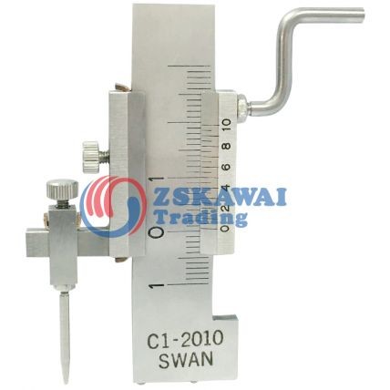 日本SWAN天鵝段差規C1-2010面差尺游標卡尺精準測量工具