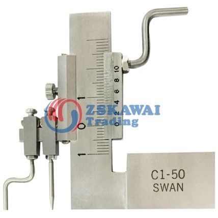 SWAN段差規C1-50日本天鵝面差尺游標卡尺高精度工業級測量工具塞尺球規